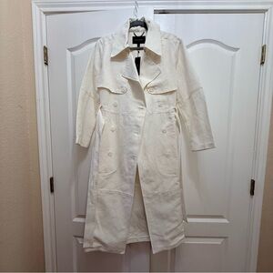 Banana Republic Cream Trench Coat